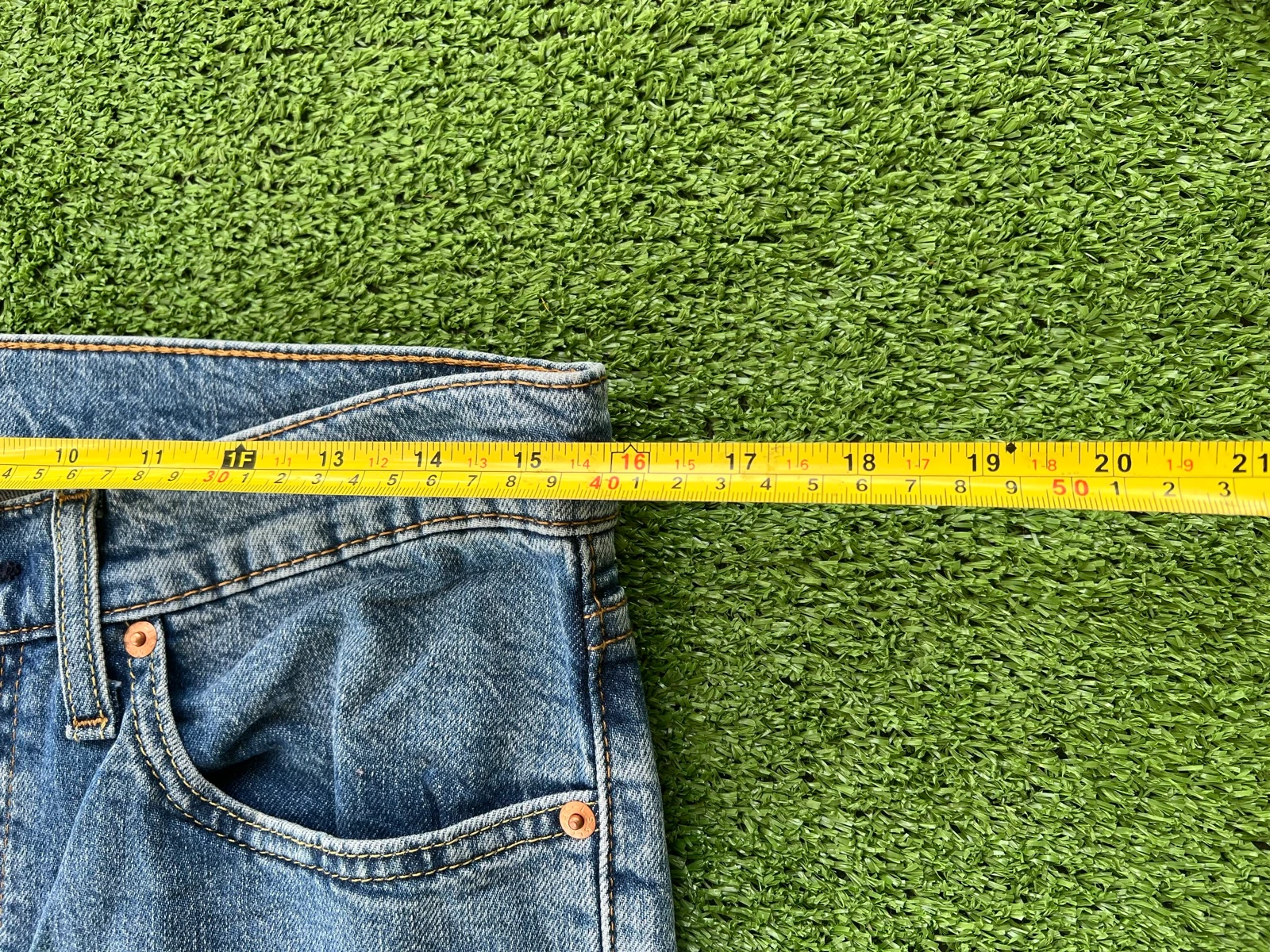 Levi’s 511 Slim Fit Jeans Lichtblauw Gewassen Denim Vintage Stijl Heren W31 L30 – photo 8